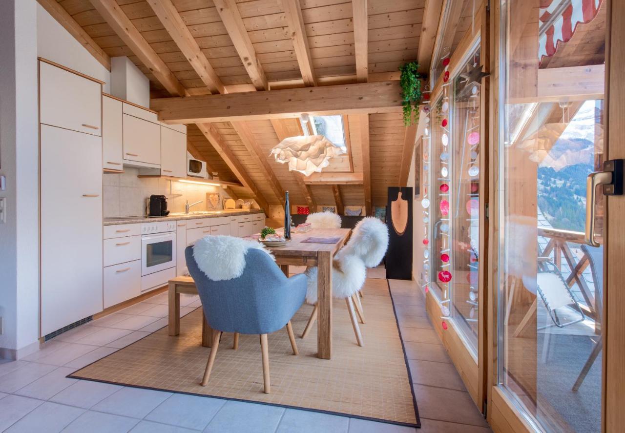 Chalet Rose Penthouse Wengen Eksteriør bilde