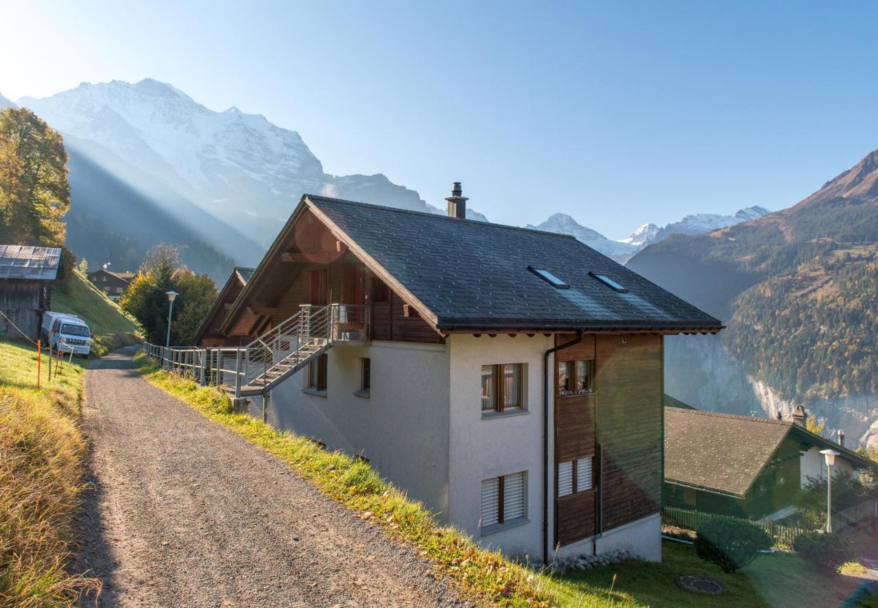 Chalet Rose Penthouse Wengen Eksteriør bilde