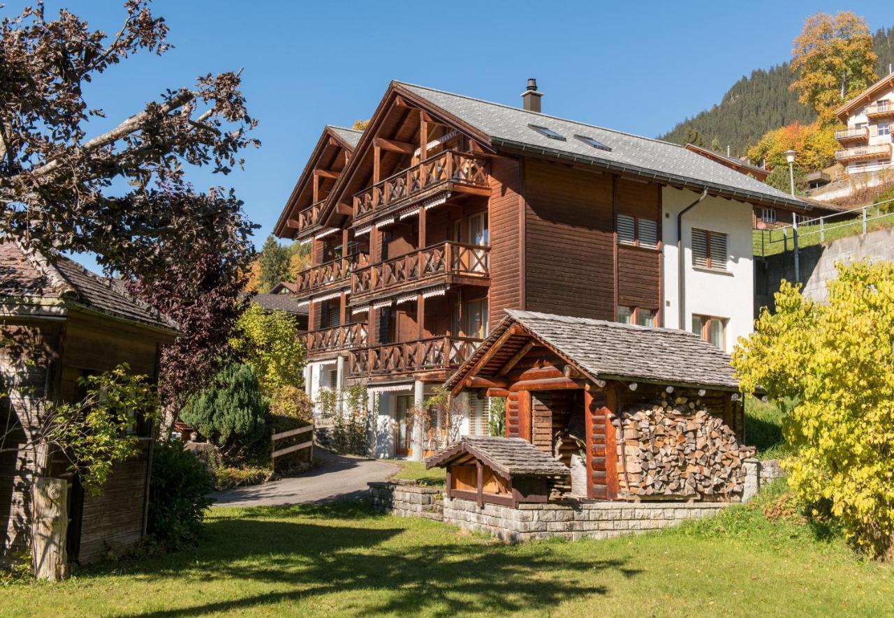 Chalet Rose Penthouse Wengen Eksteriør bilde