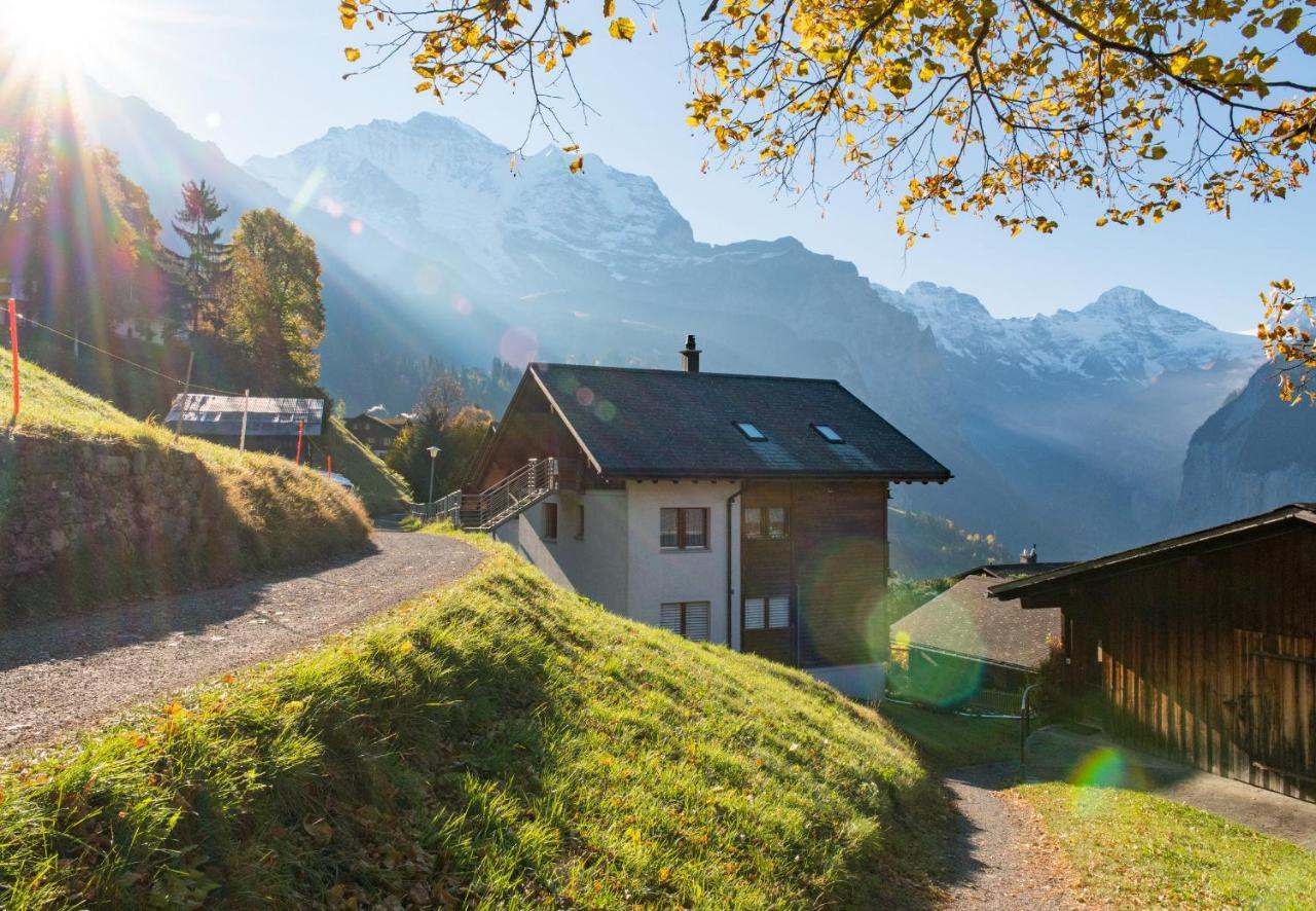 Chalet Rose Penthouse Wengen Eksteriør bilde