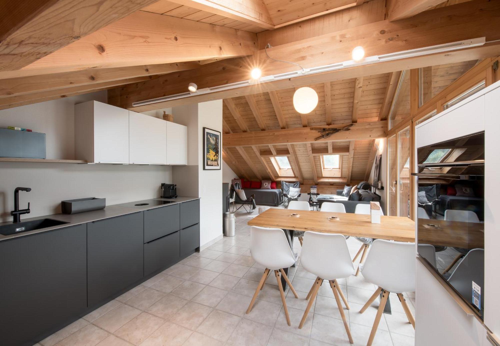 Chalet Rose Penthouse Wengen Eksteriør bilde