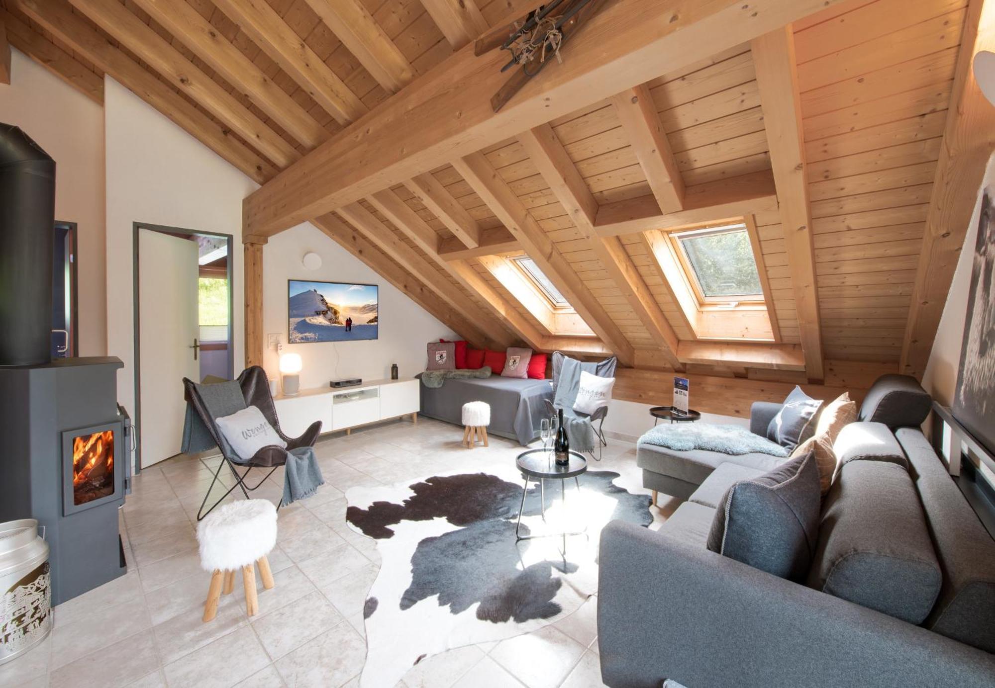 Chalet Rose Penthouse Wengen Eksteriør bilde