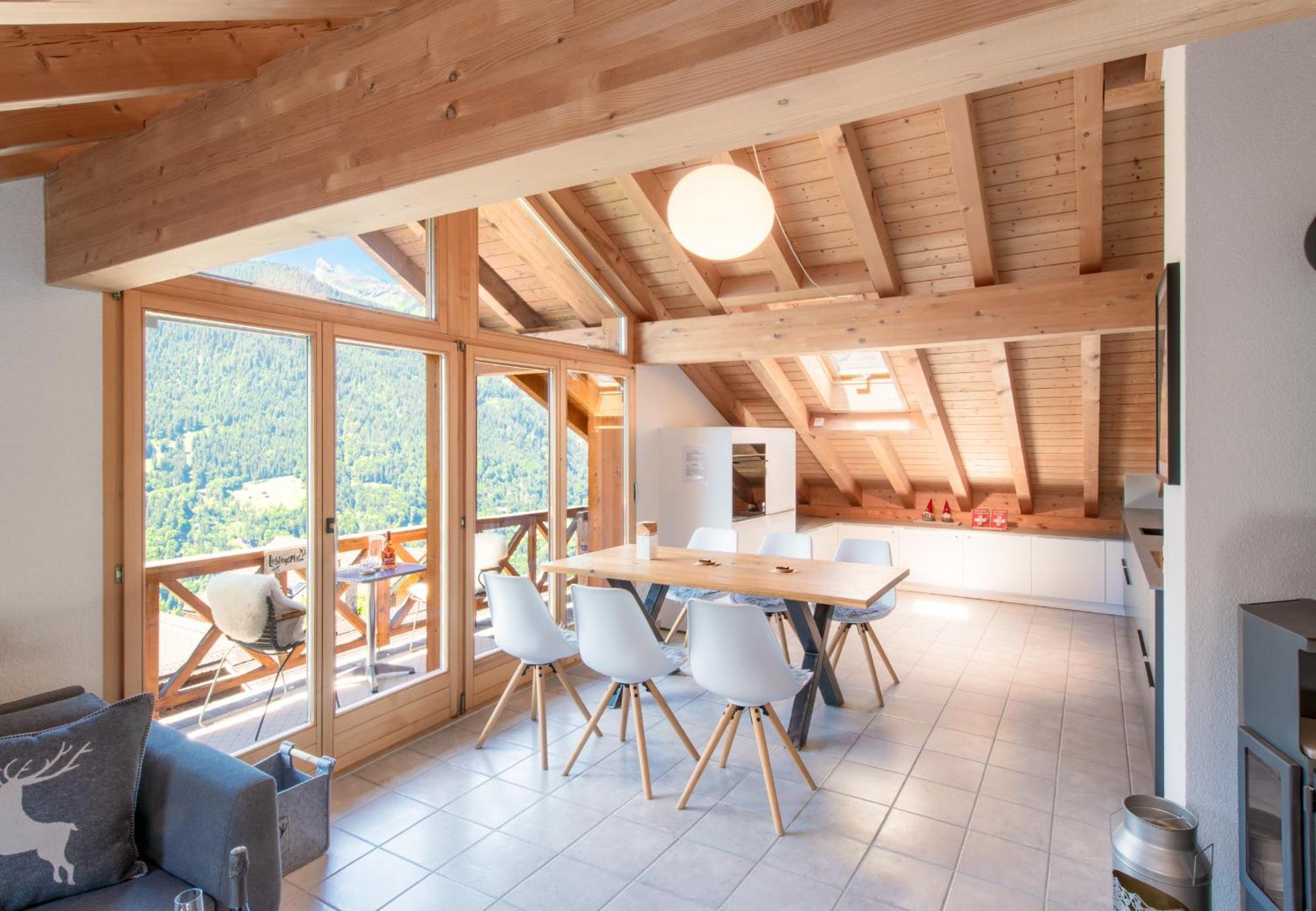 Chalet Rose Penthouse Wengen Eksteriør bilde